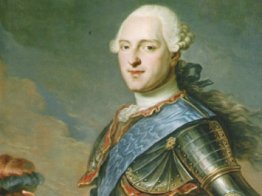 François Guérin (1740-1795): Princ Franz Xaver Sasko-polský v rytířském brnění, olejomalba, po roce 1761. Galerie starých mistrů, Zwinger, Drážďany. 